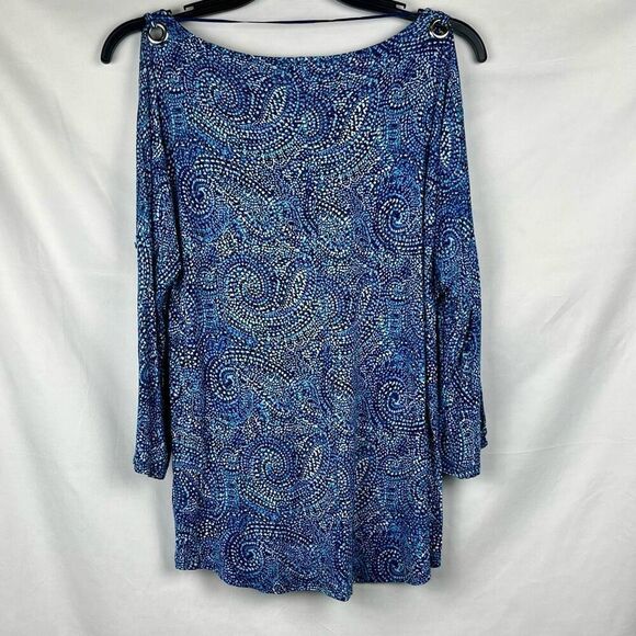 Cable & Gauge Polka Dot Paisley Blouse - Picture 2 of 9